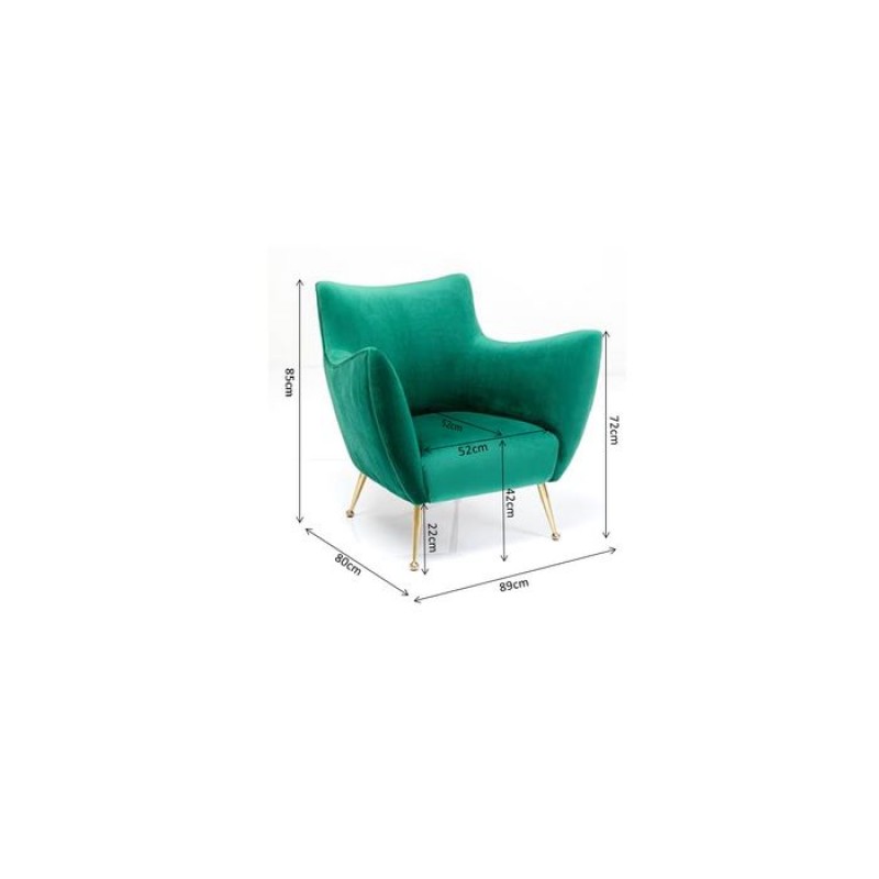 Armchair Goldfinger Green